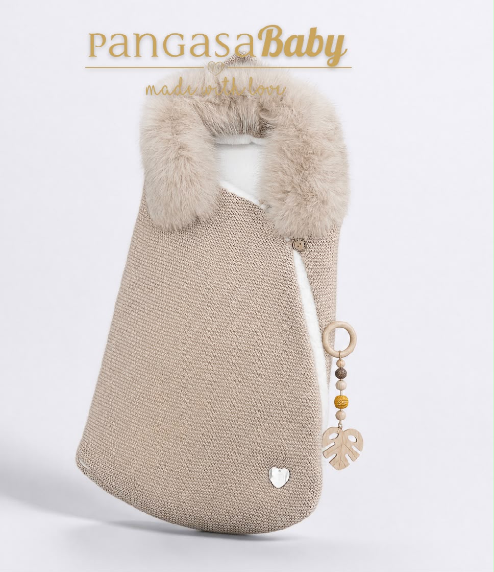 Pangasa sleep sack REAL FUR - DELIVERY SEPTEMBER