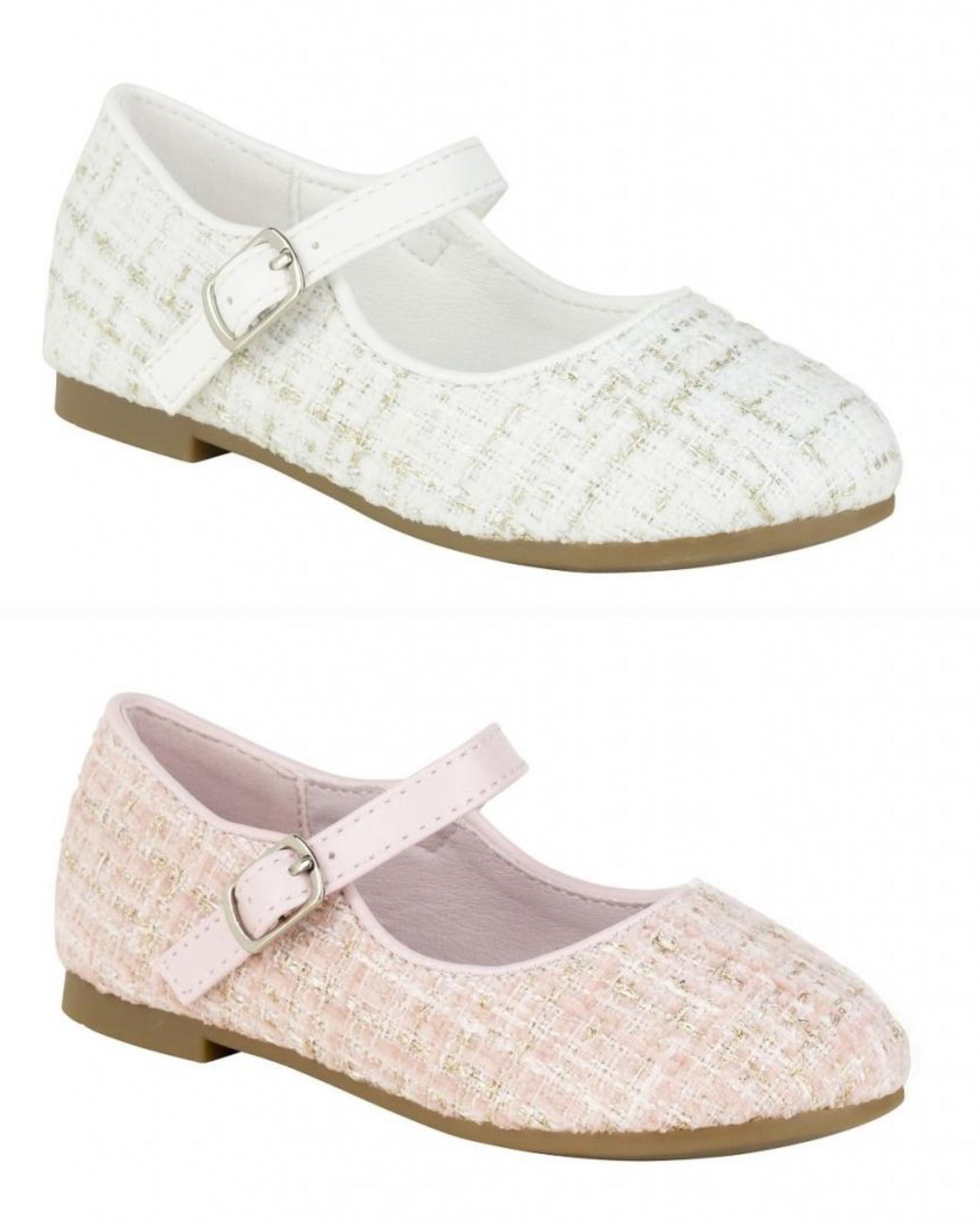 Sevva tweed Mary Jane shoes