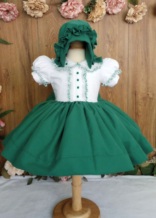 Smocked classic dress - HANDMADE IN USA 6-8WK TURNAROUND