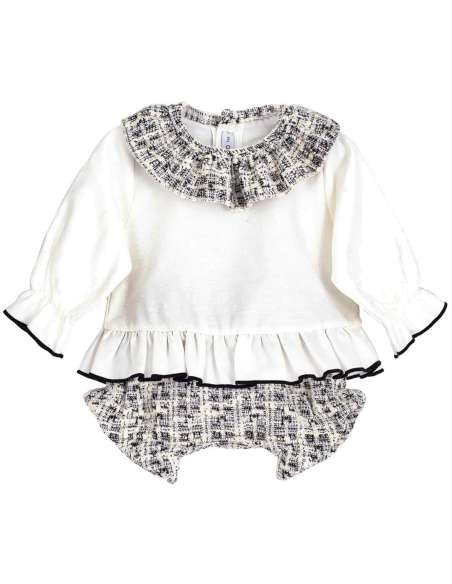 Calamaro tweed girls jam pants set (ON ORDER - 14 DAY TURNAROUND)