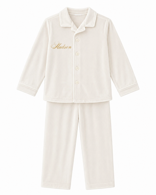 LPP EXCLUSIVE ivory velvet Christmas pyjamas - End November delivery