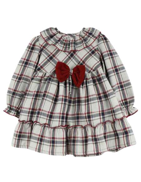 Babyferr tartan bow dress - 2-3 weeks turnaround