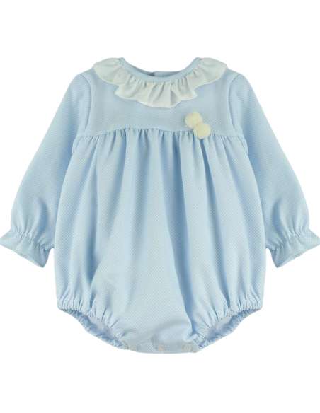 Babyferr blue pom romper - 2-3 weeks turnaround