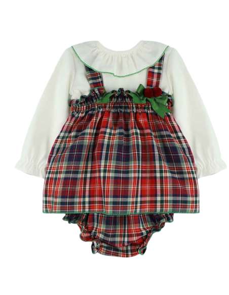 Babyferr red tartan dress set - 2-3 weeks turnaround